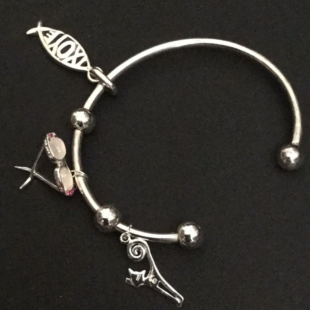 Silver Charm Bracelet